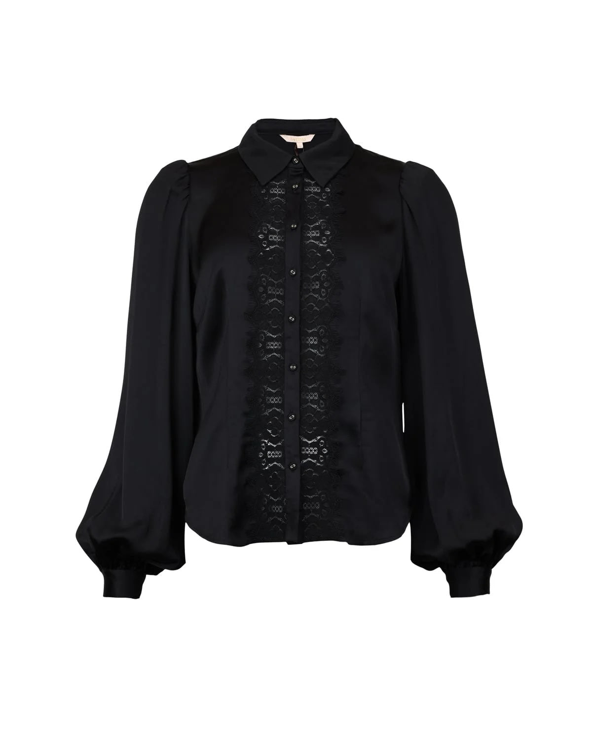 Satin Shirt - Black