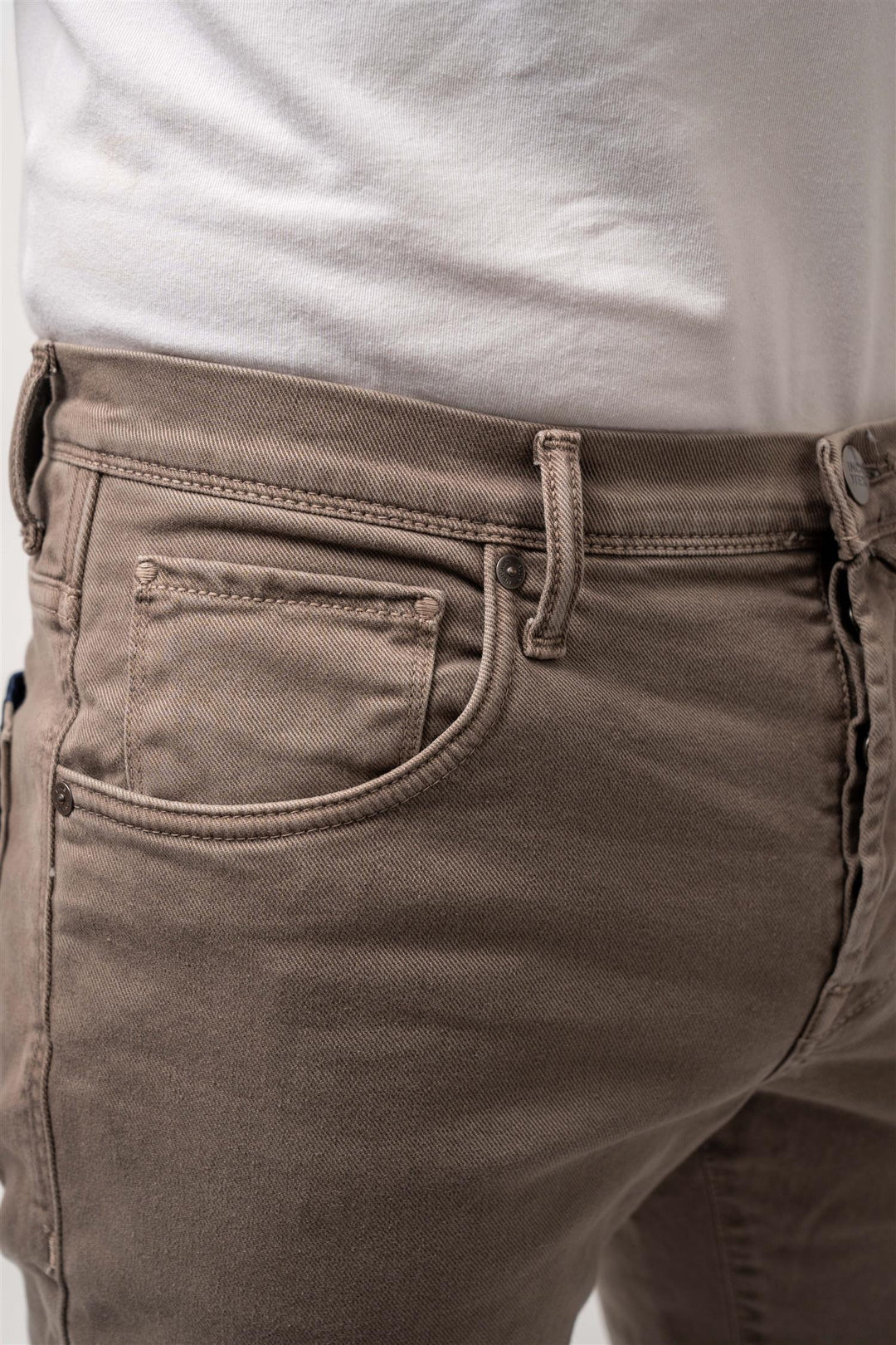 5-Pocket Acciaio brun