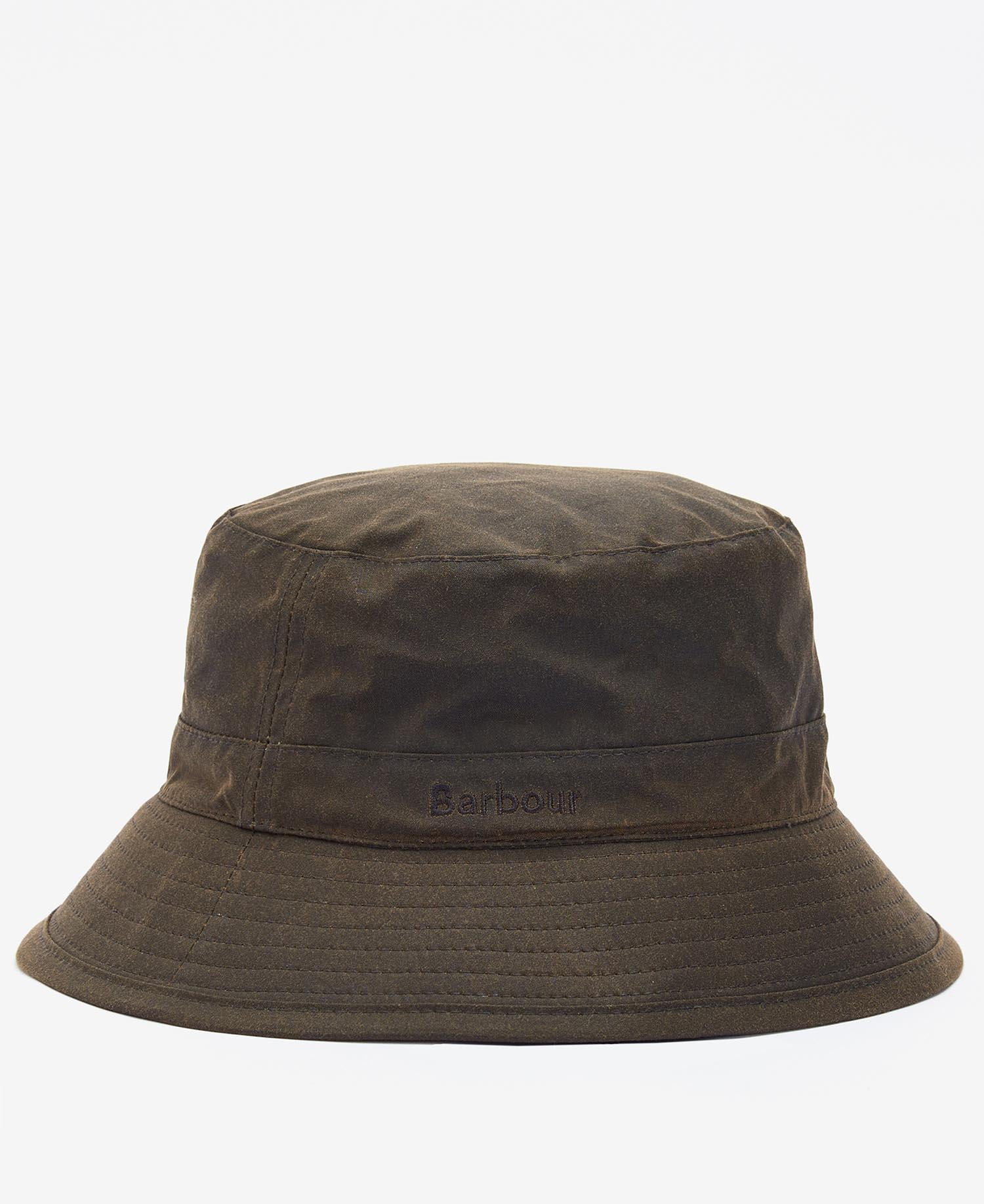 Barbour Wax Bucket Hat Olive