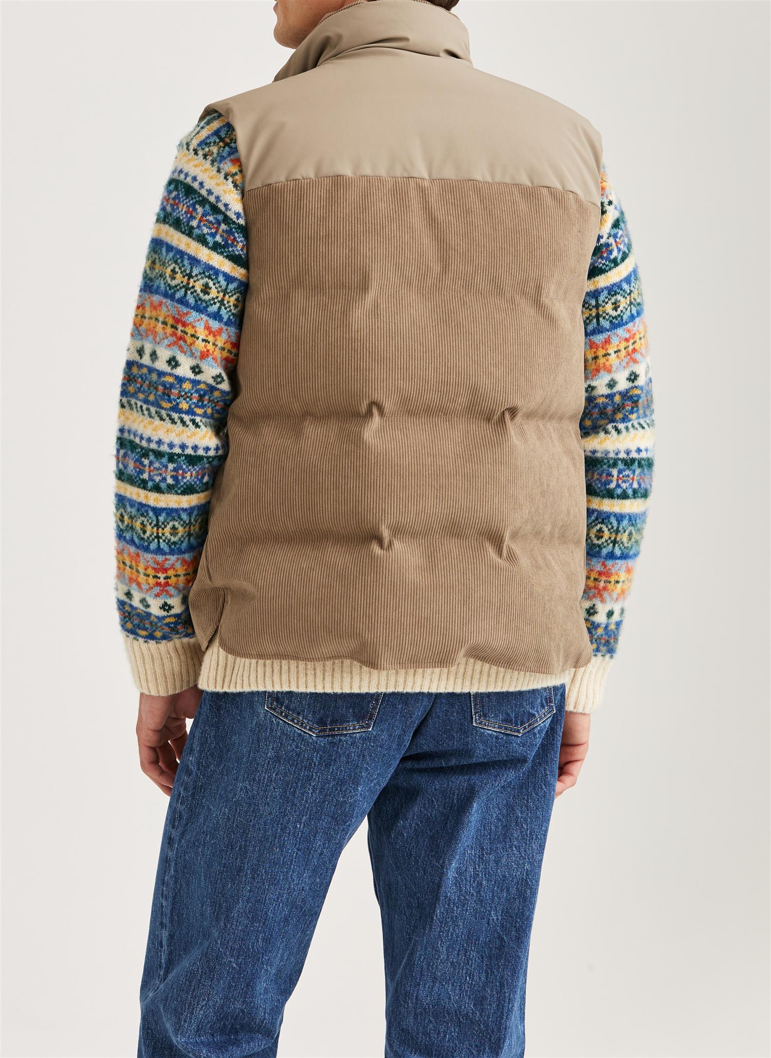Catton Puffer Vest - Khaki