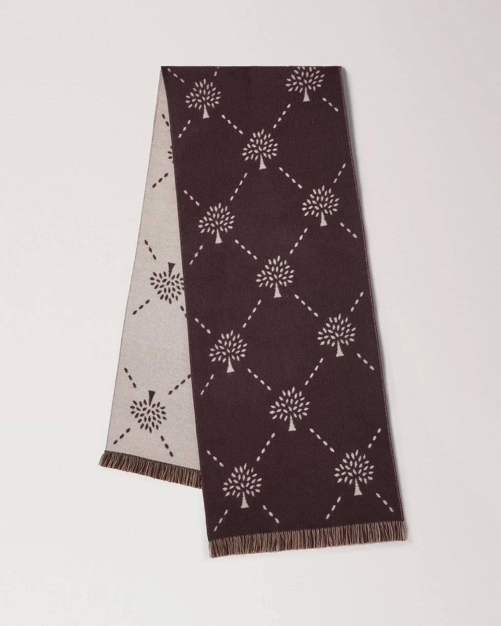 Diamond Tree Jacquard Scarf 47x190 cm