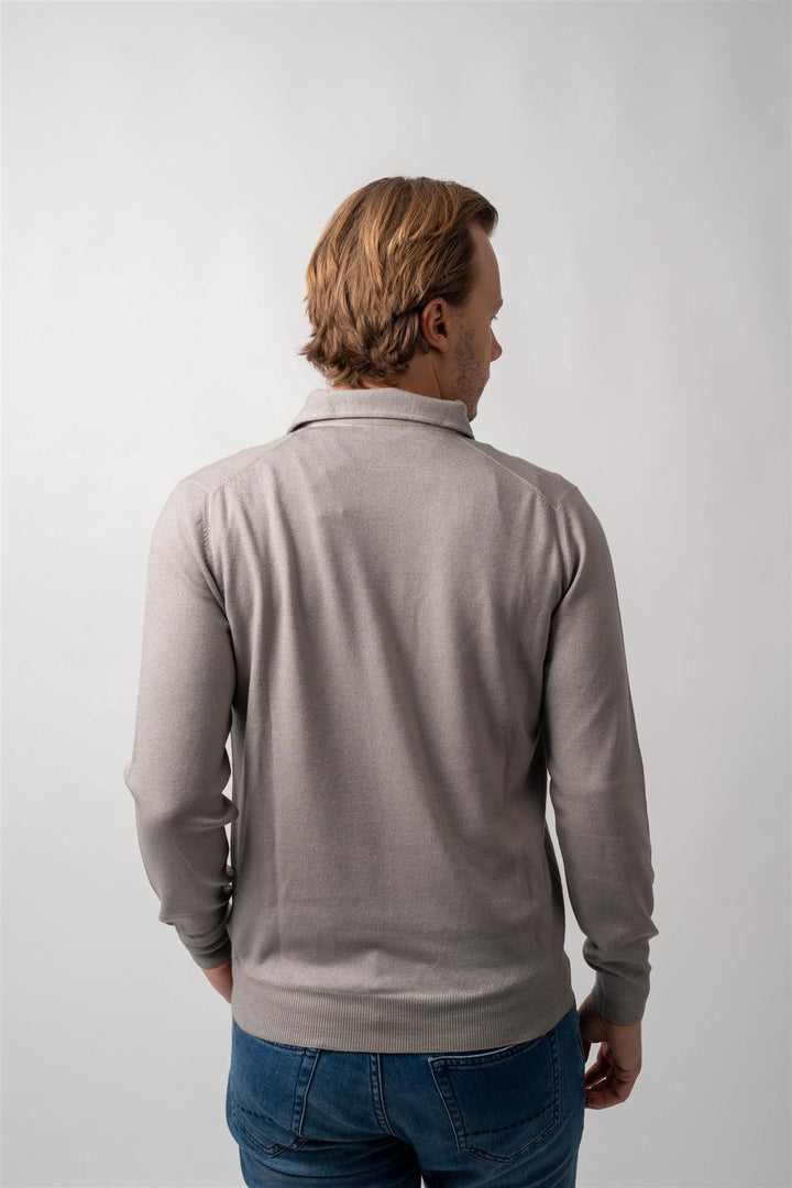 Polo Long Sleeve - Grey