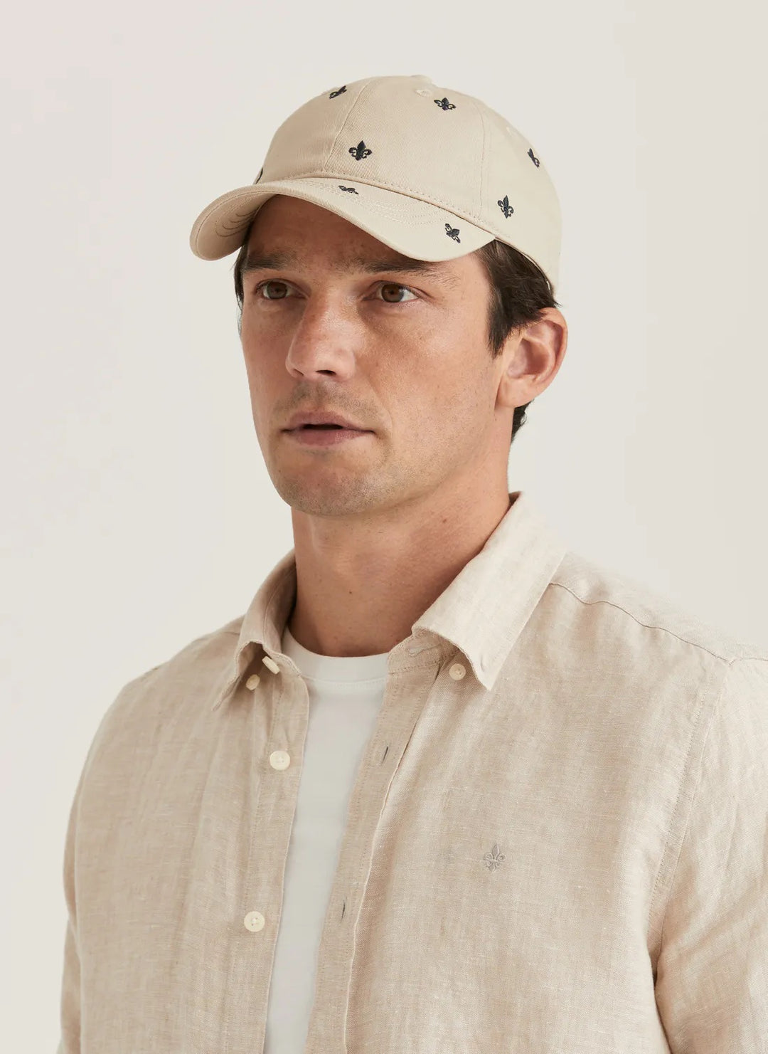 Douglas Linen Shirt-Classic - Khaki