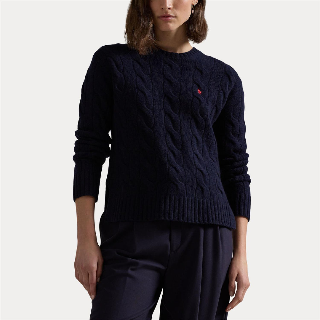 CLASSIC FIT CABLE WOOL-CASHMERE SWEATER