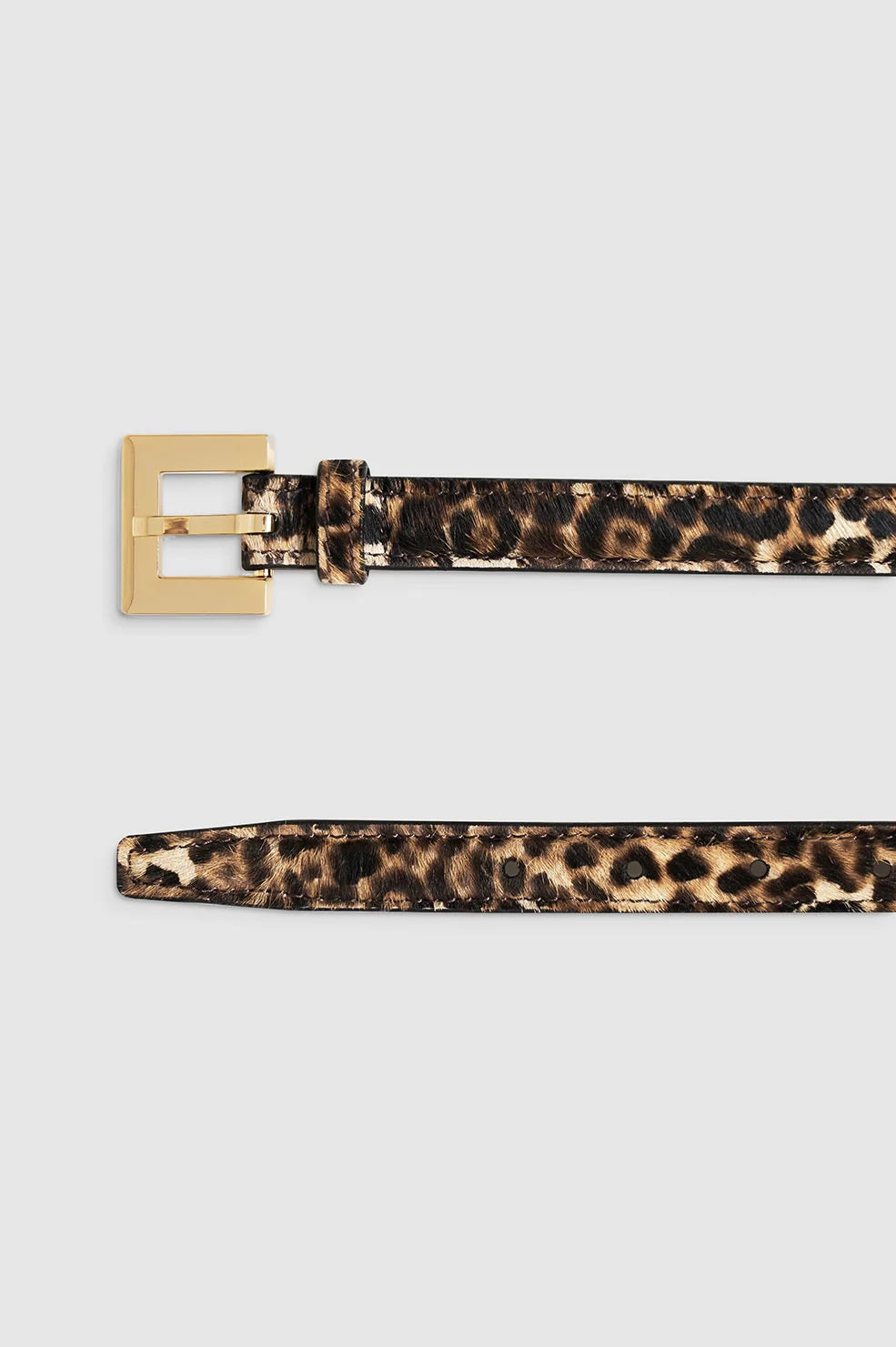 Nicola Belt - Leopard Calf Hair