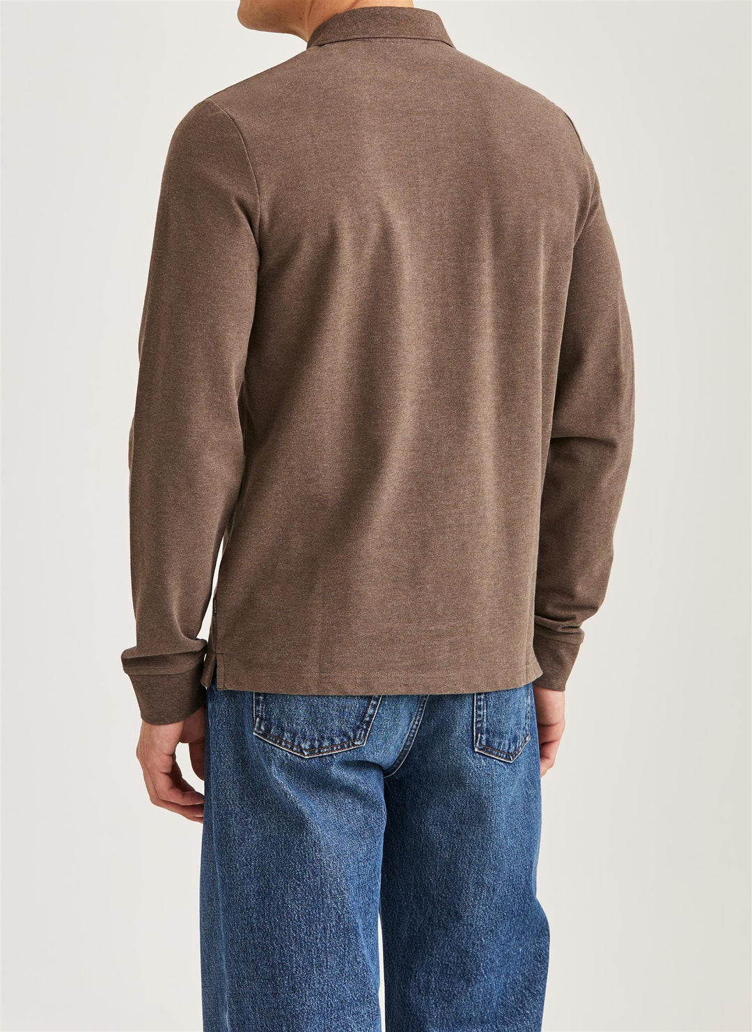 Camden LS Polo Shirt - Brown
