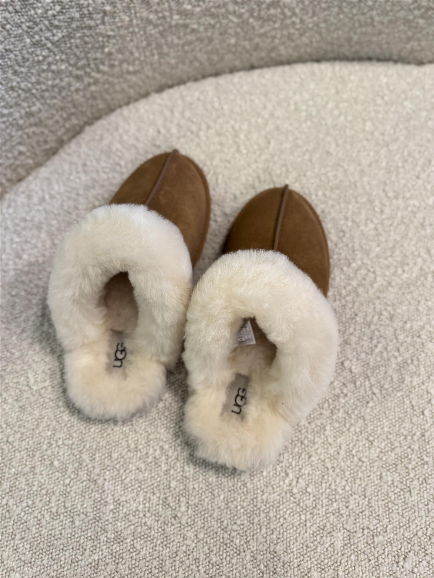 W Scuffette Slipper Chestnut