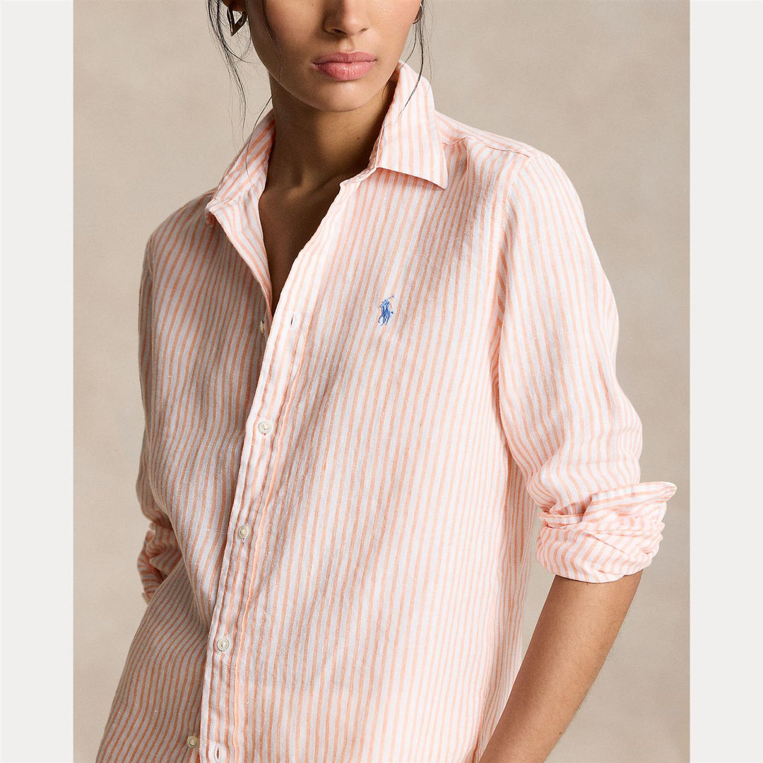Relaxed Long Sleeve Button Front Shirt