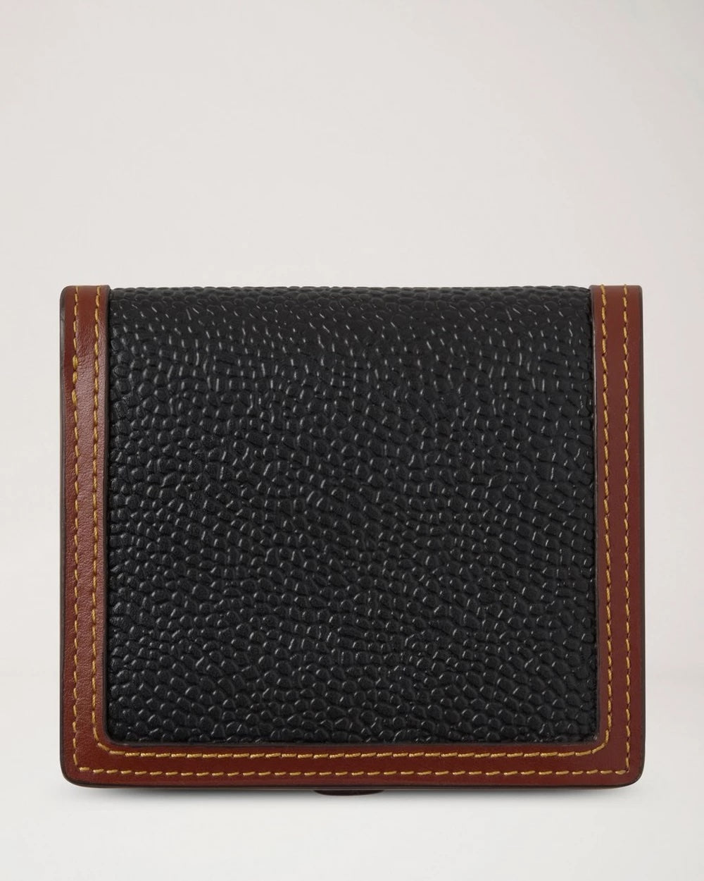 Roxanne Wallet Black & Cognac Bio-Based Scotchgrain
