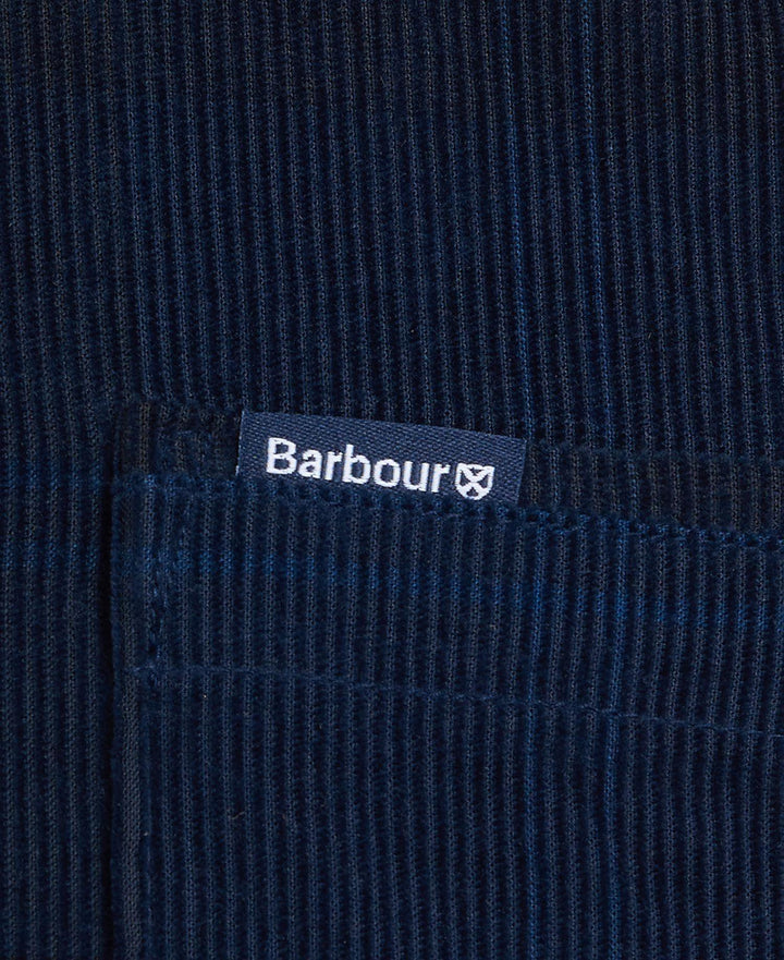 Blair Tailored Tartan Cord Shirt - Navy