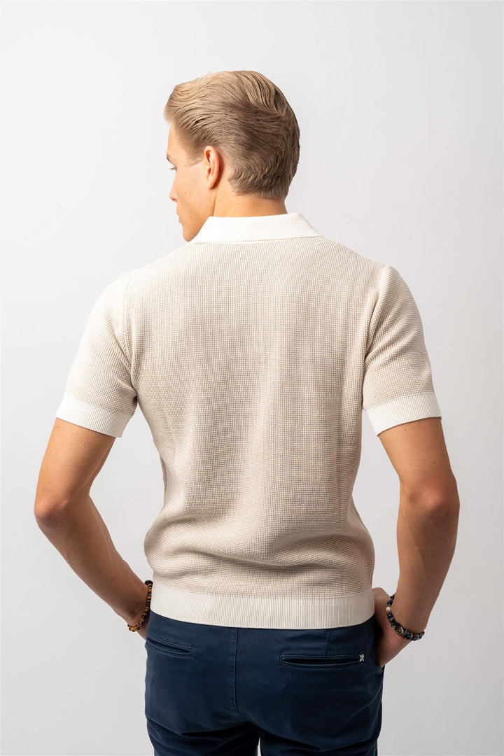 Polo Knitted Beige