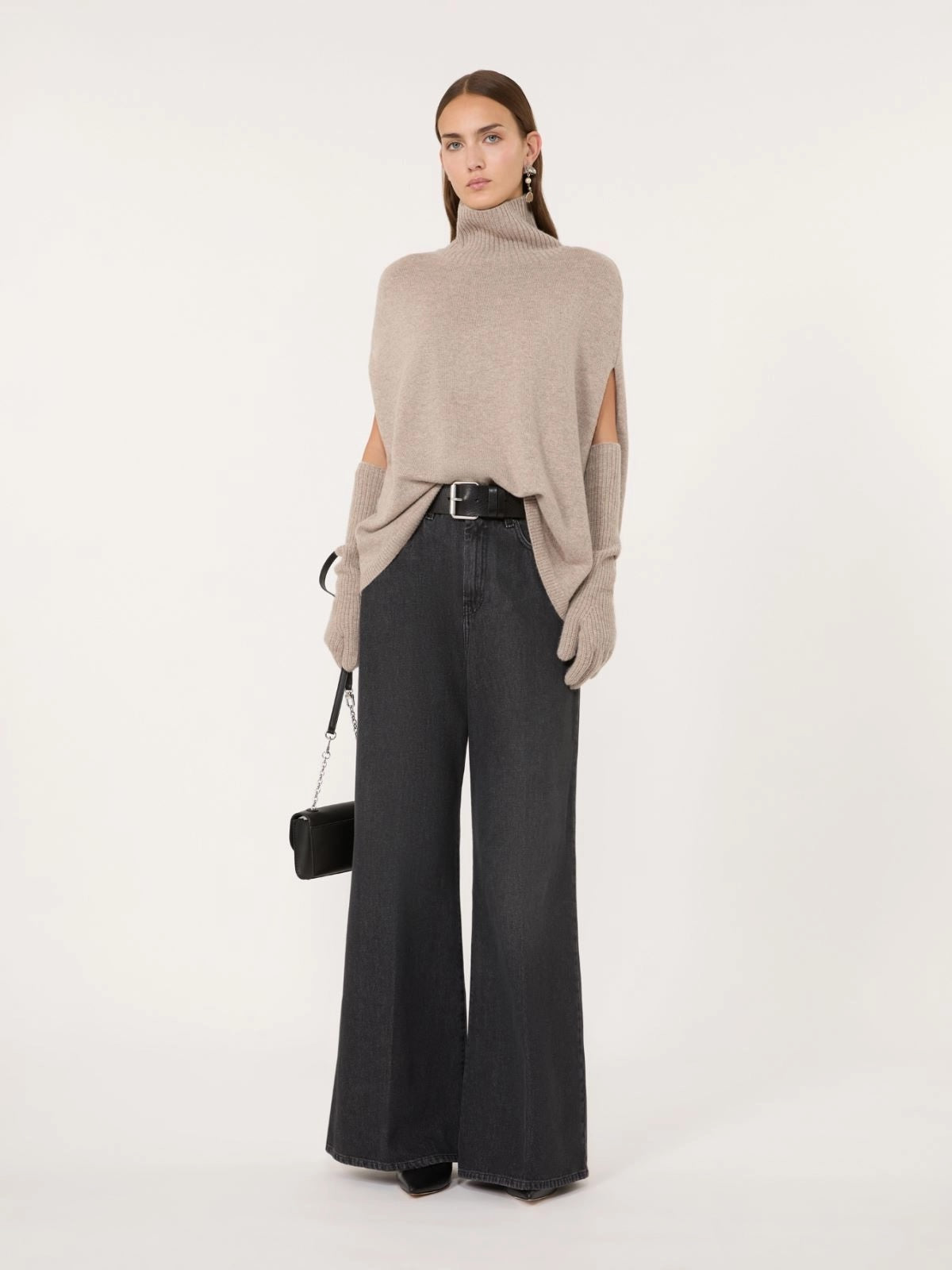 Cashmere Poncho - Honey