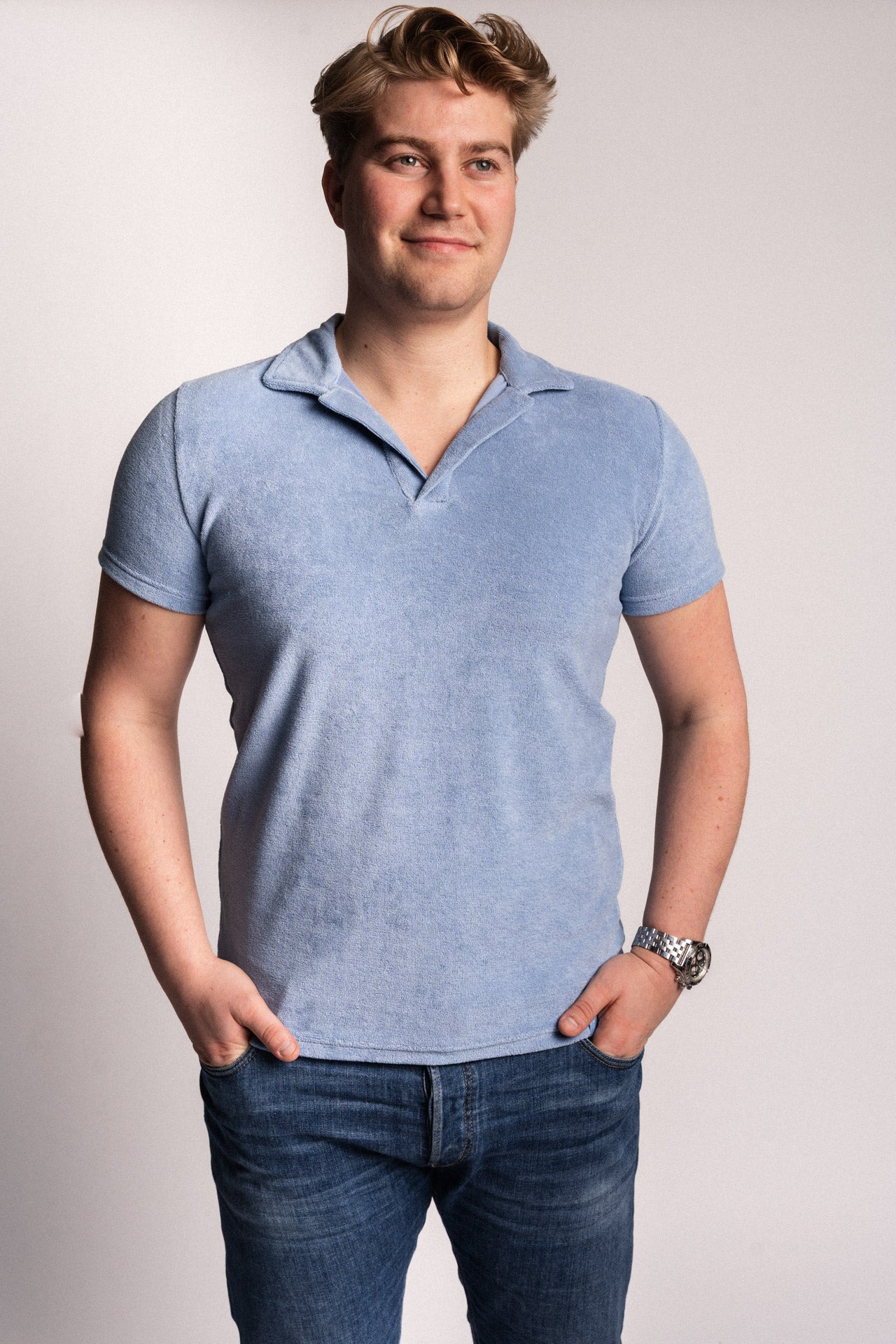 Marius Frotte Pique - Indigo Blue