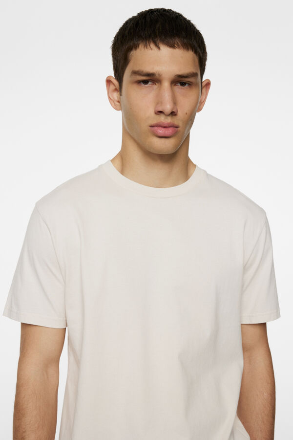 Sid Basic T-Shirt Beige