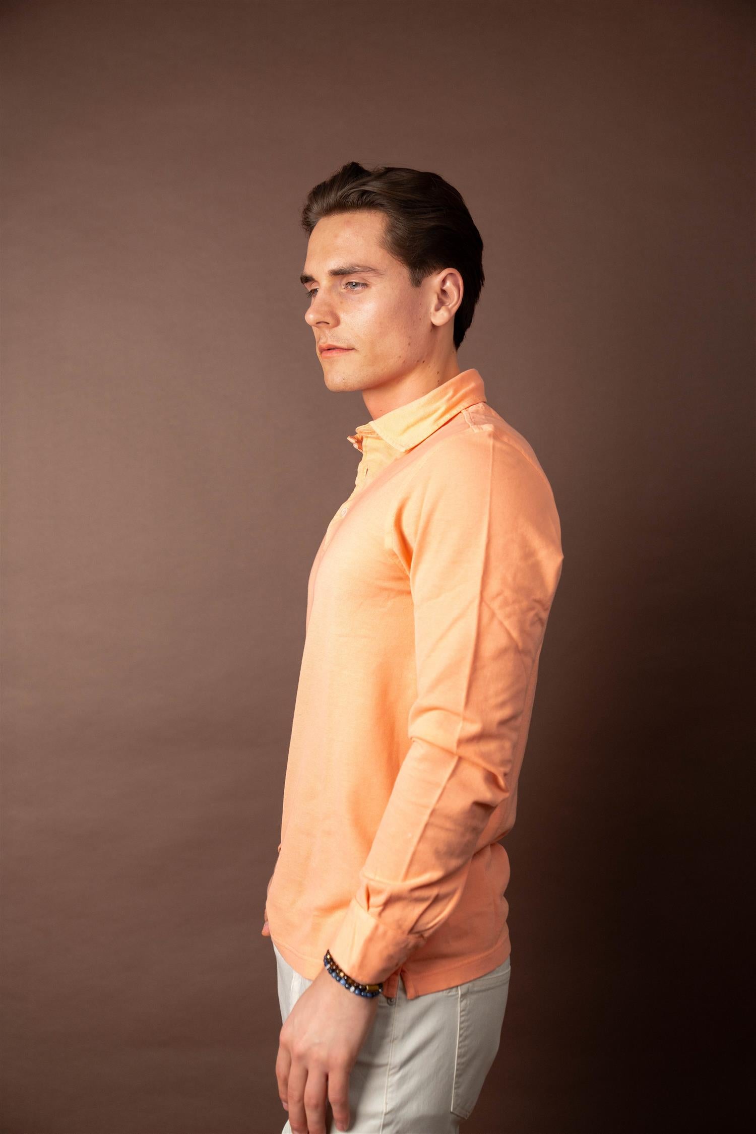 Pique Long Sleeve - Oransje