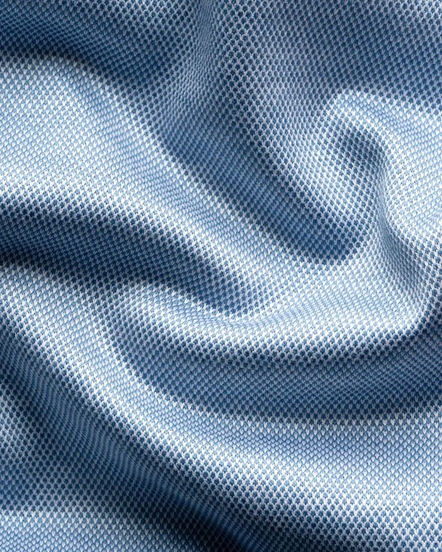 Filo di Scozia Knit Shirt - Light Blue