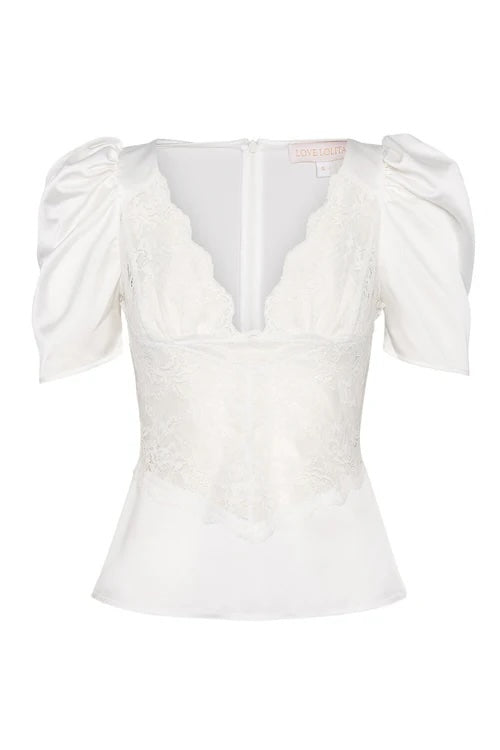 Francis lace top White