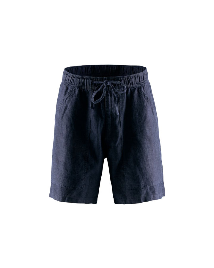 Drift Linnen Shorts - Navy