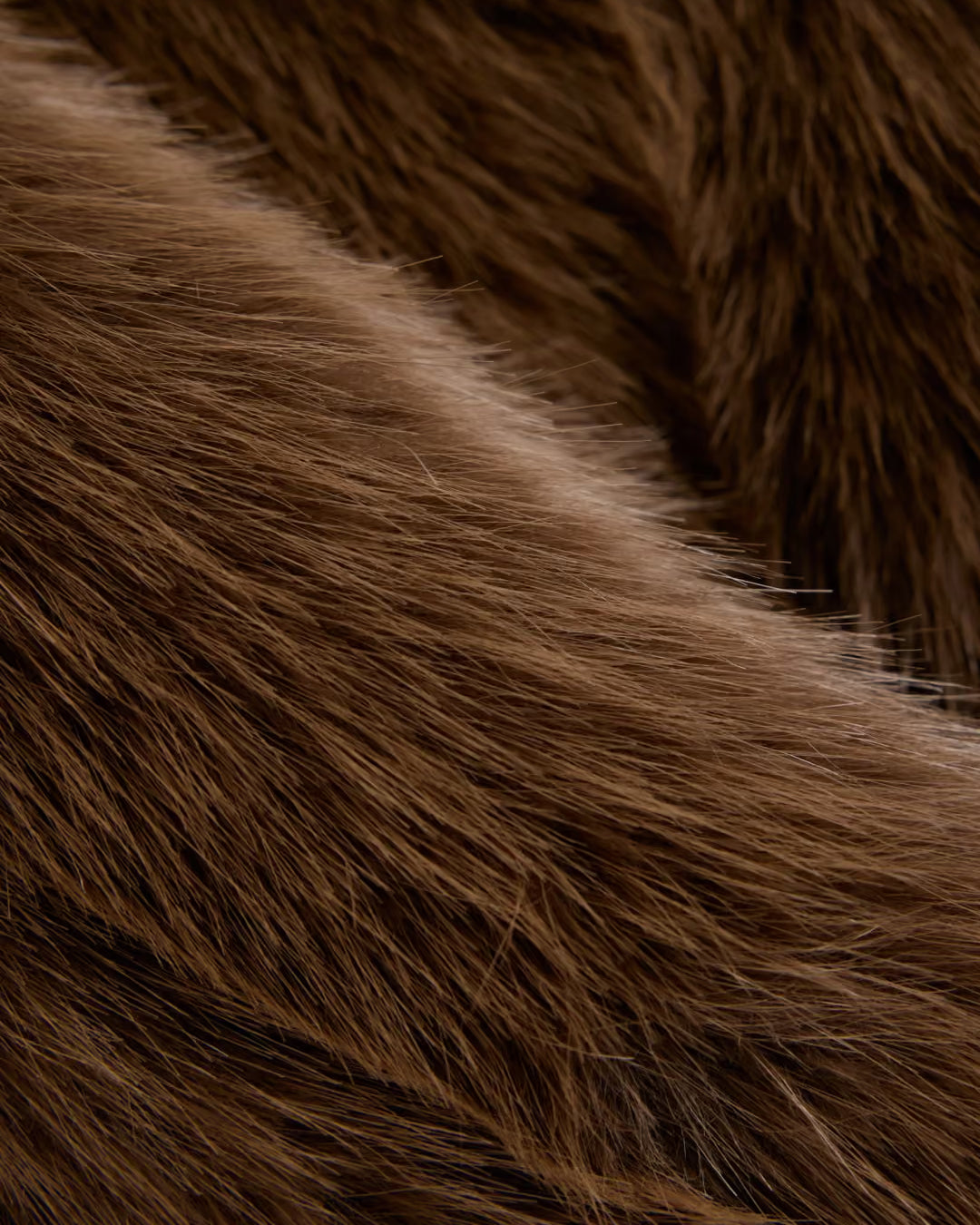 Tora Fake Fur Jacket - Brown