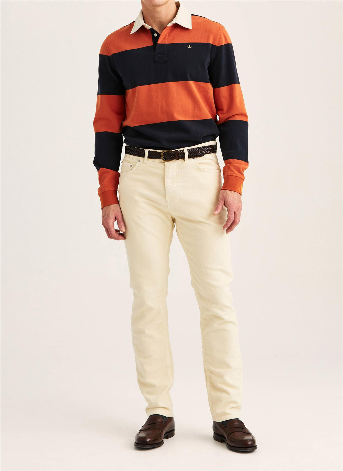 James Winter Twill 5-Pocket - Off White