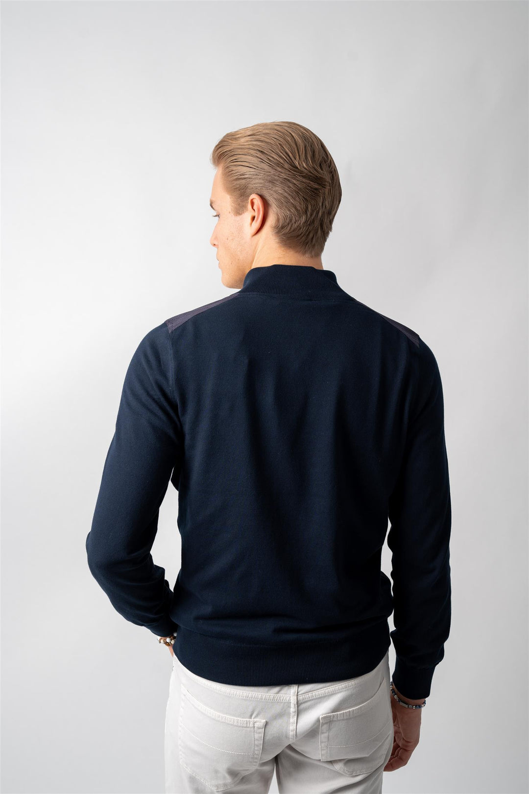 Giubbino Full Zip - Navy