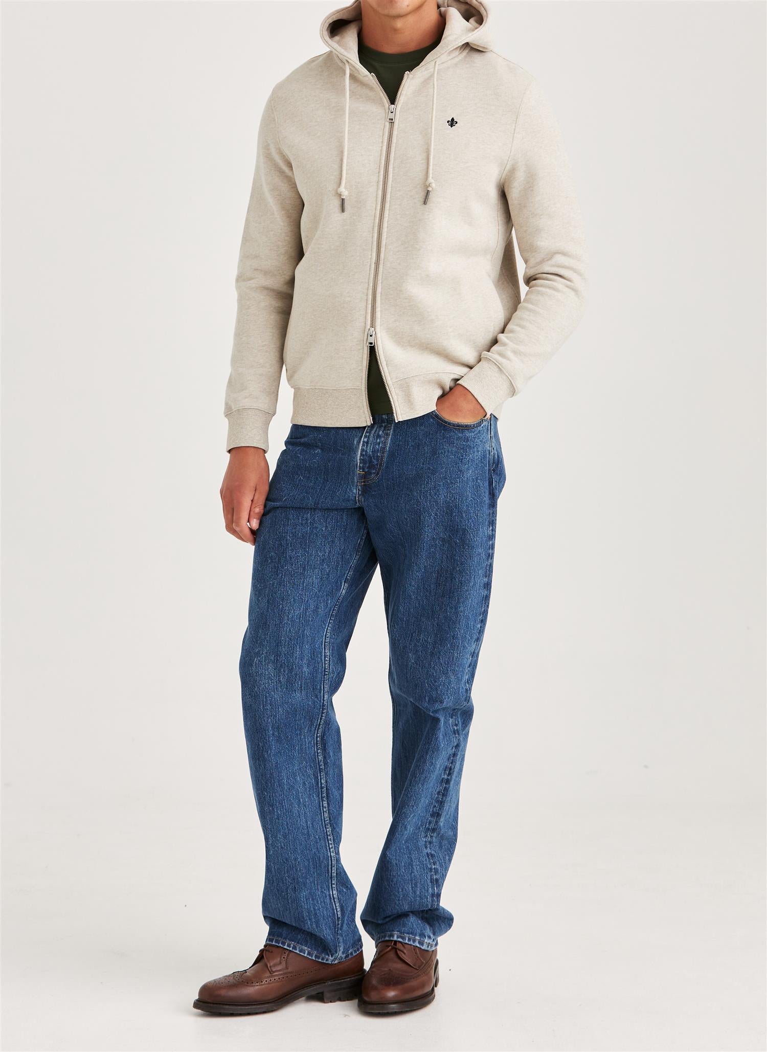 Brandon Lily Zip Hood - Khaki