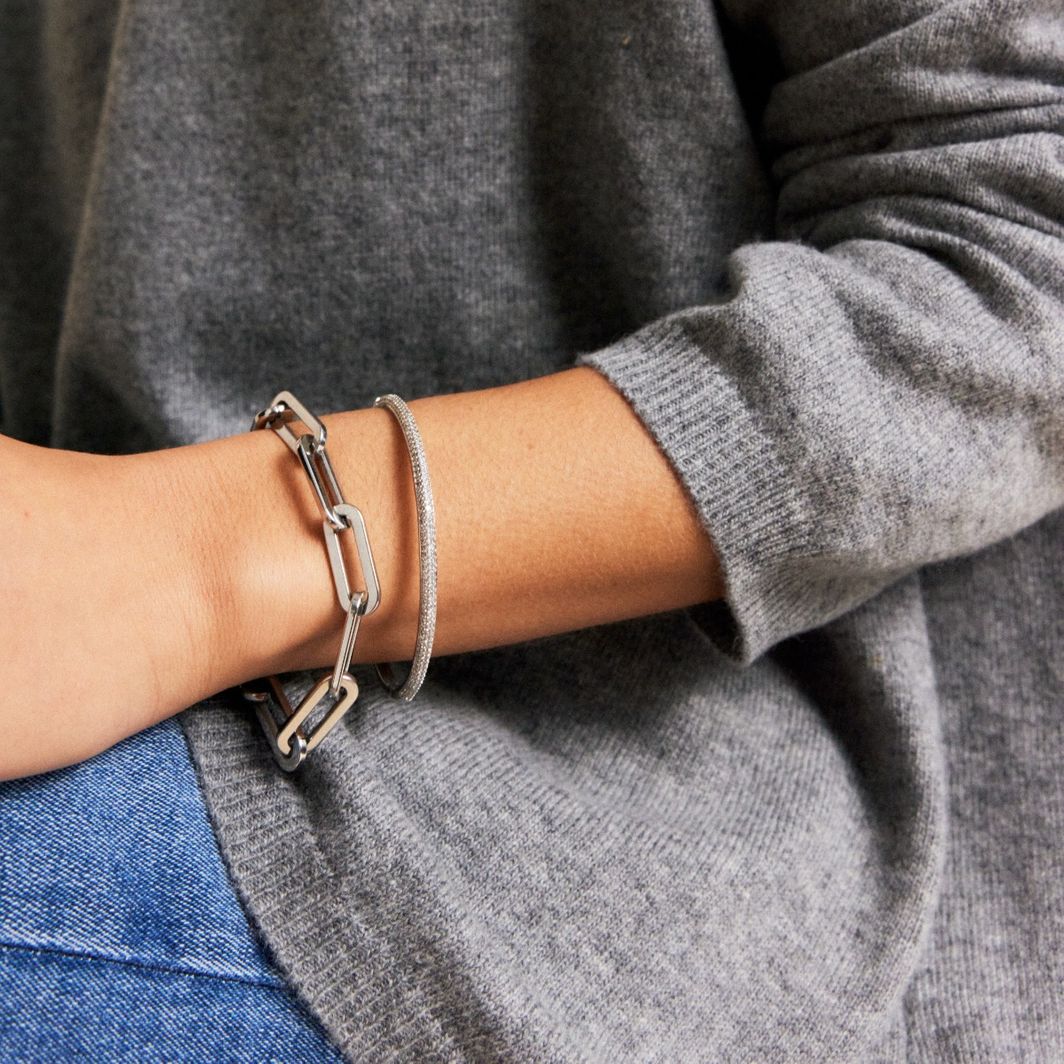 IVY MAXI BRACELET STEEL