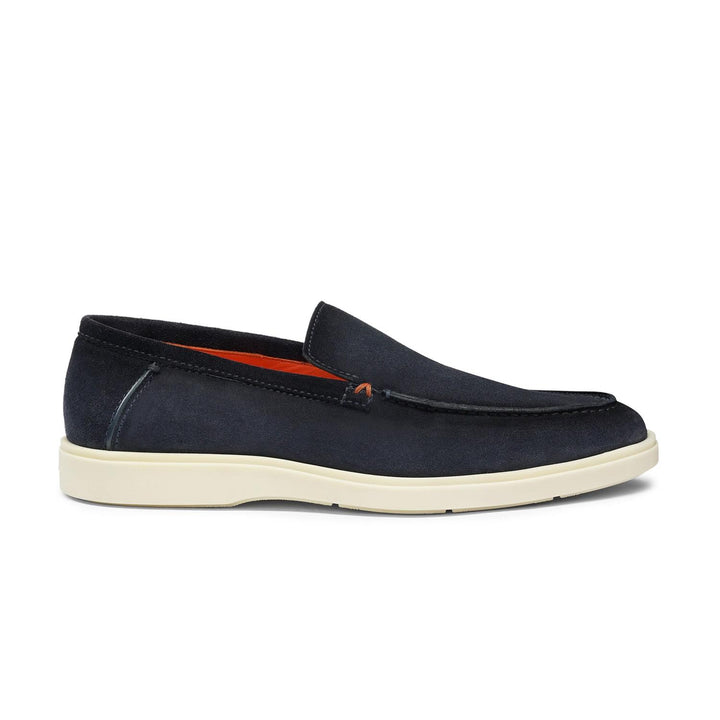 Suede Loafer - Navy