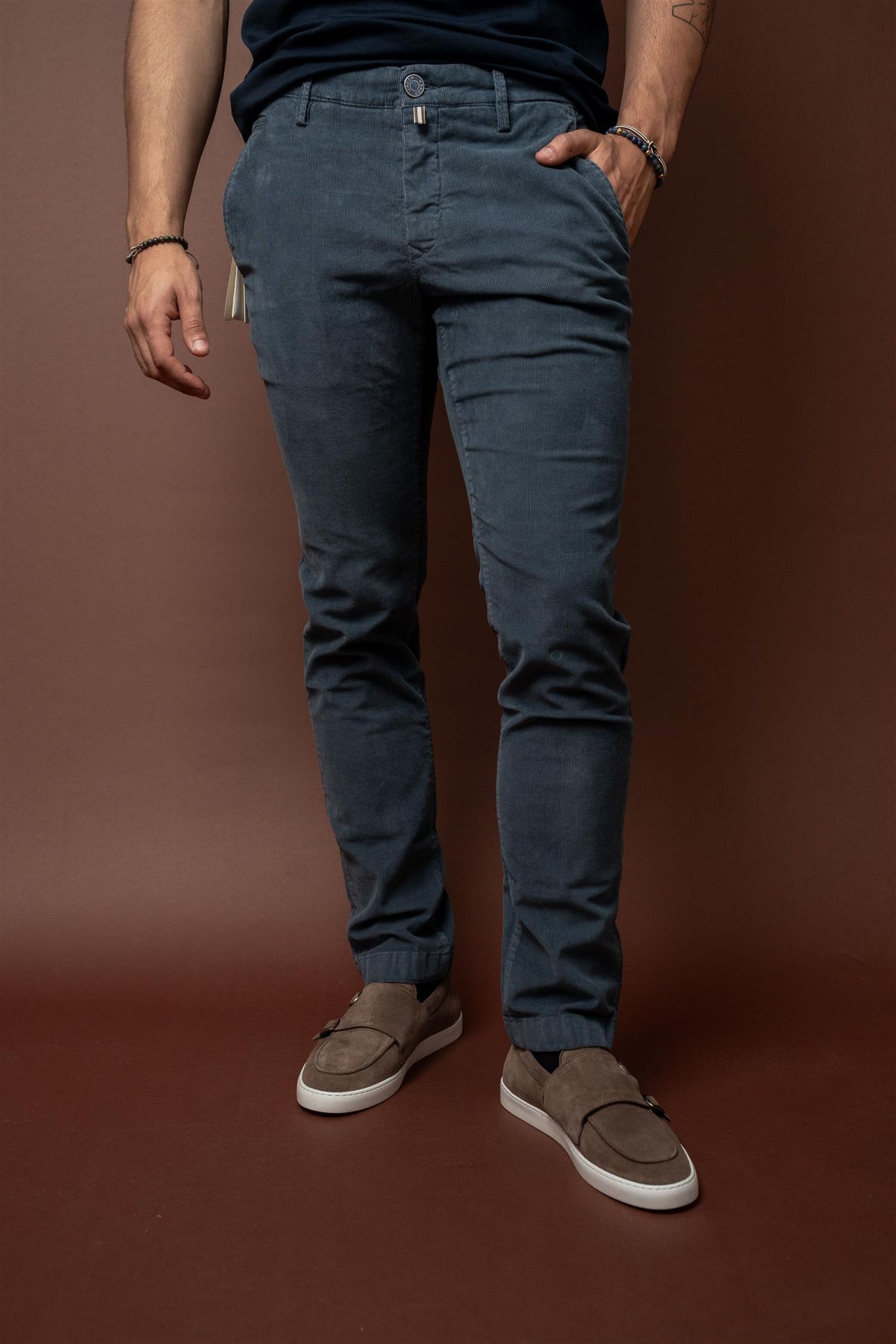 Bobby Chinos Cord - Blue