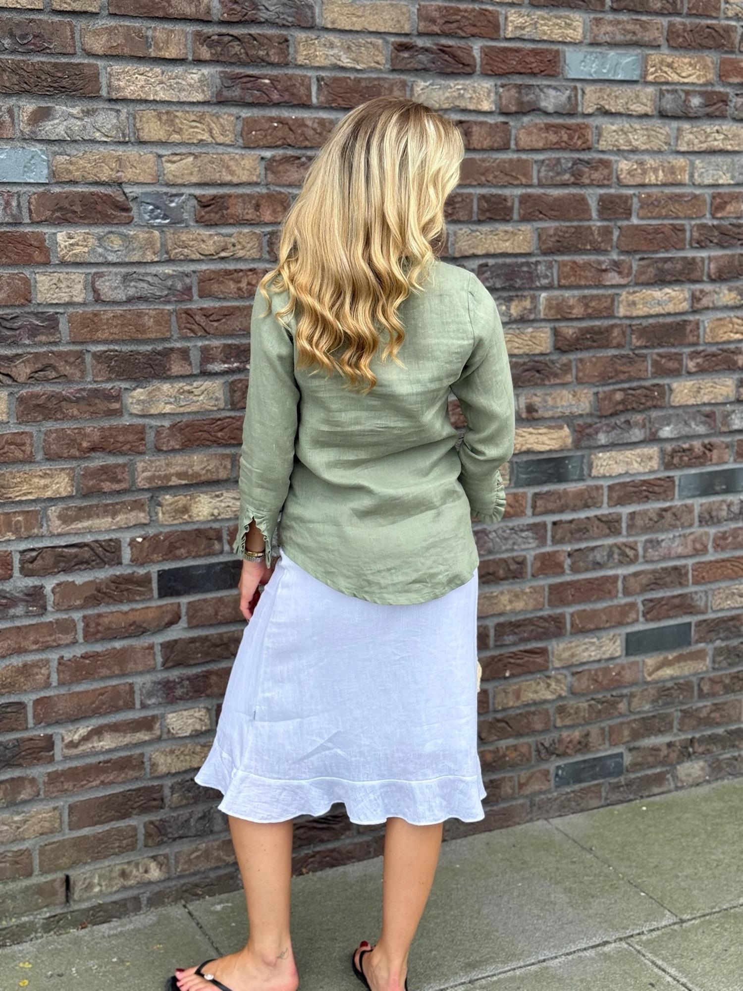 Clarion Linen Shirt Green