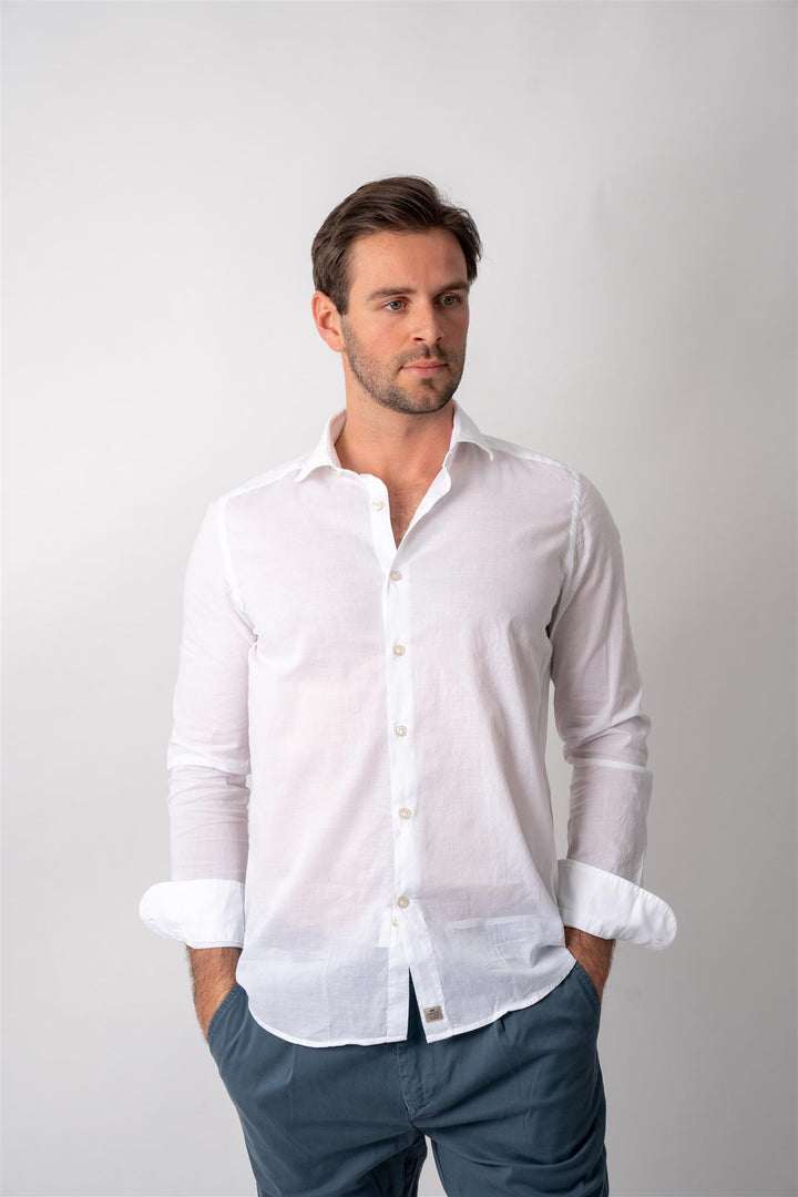 Cotton Shirt - White