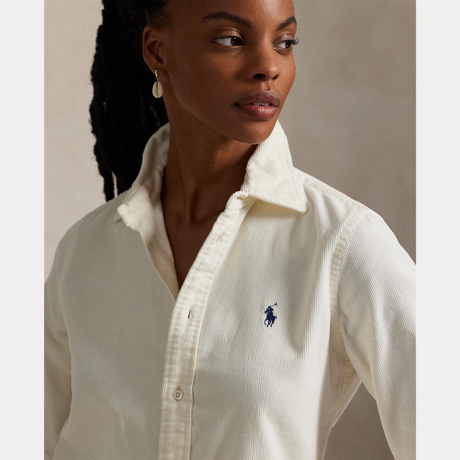 Woven Sport Shirt Antique Cream