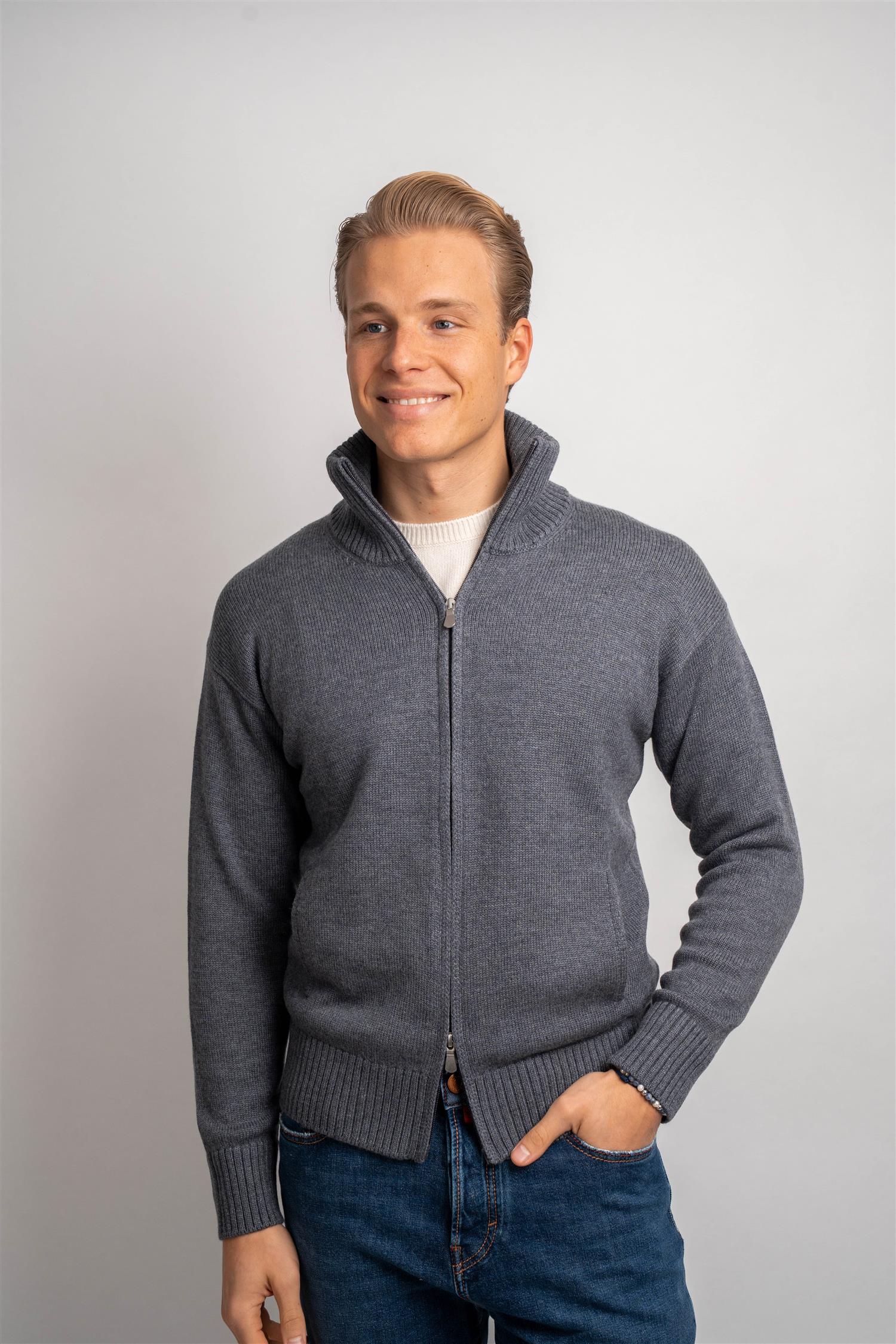 Heavy Full Zip - Grey