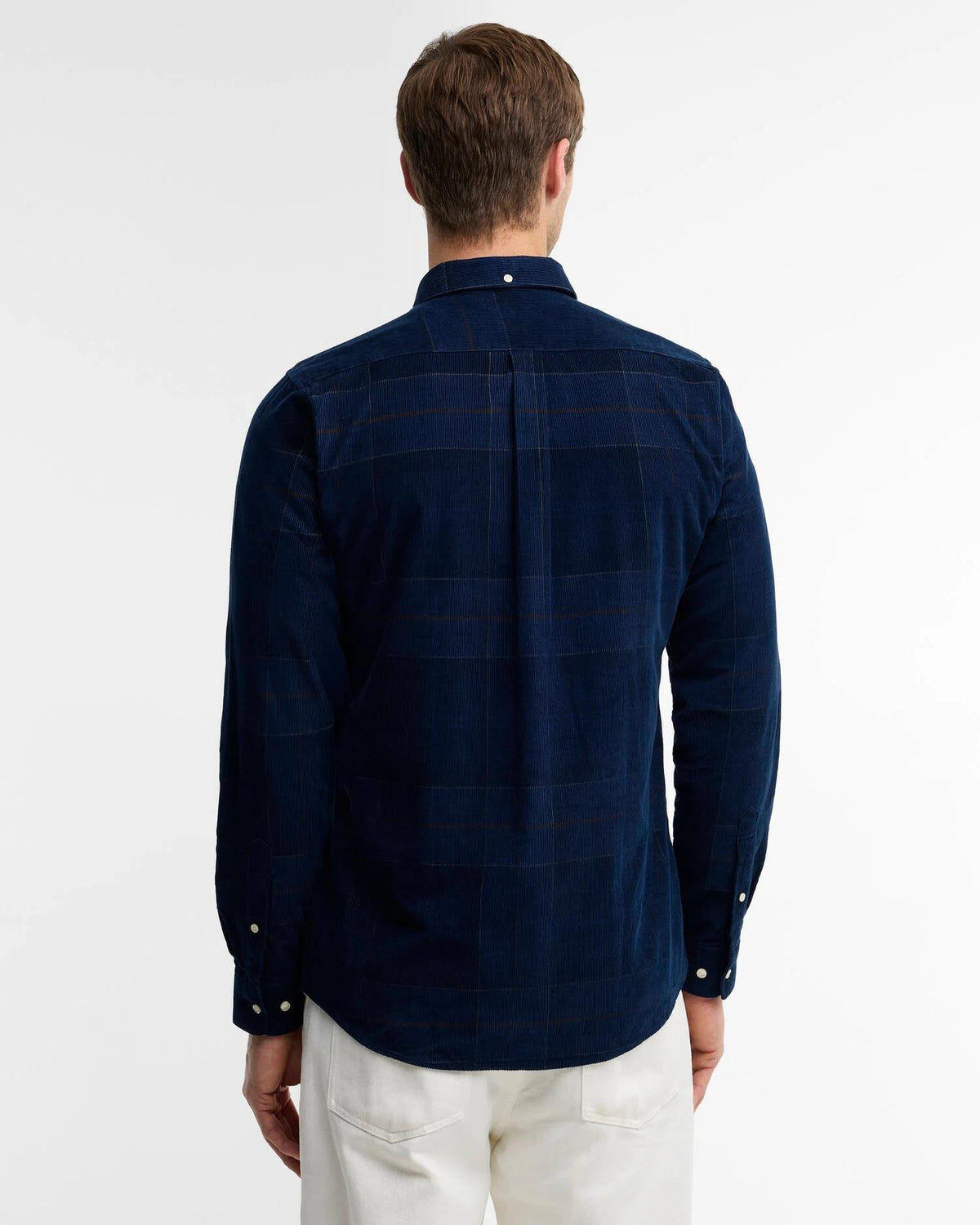 Blair Tailored Cord Shirt - Midnight Tartan