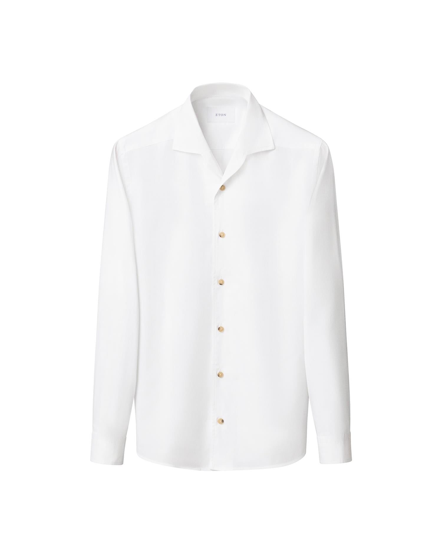 Solid Oxford Shirt - White