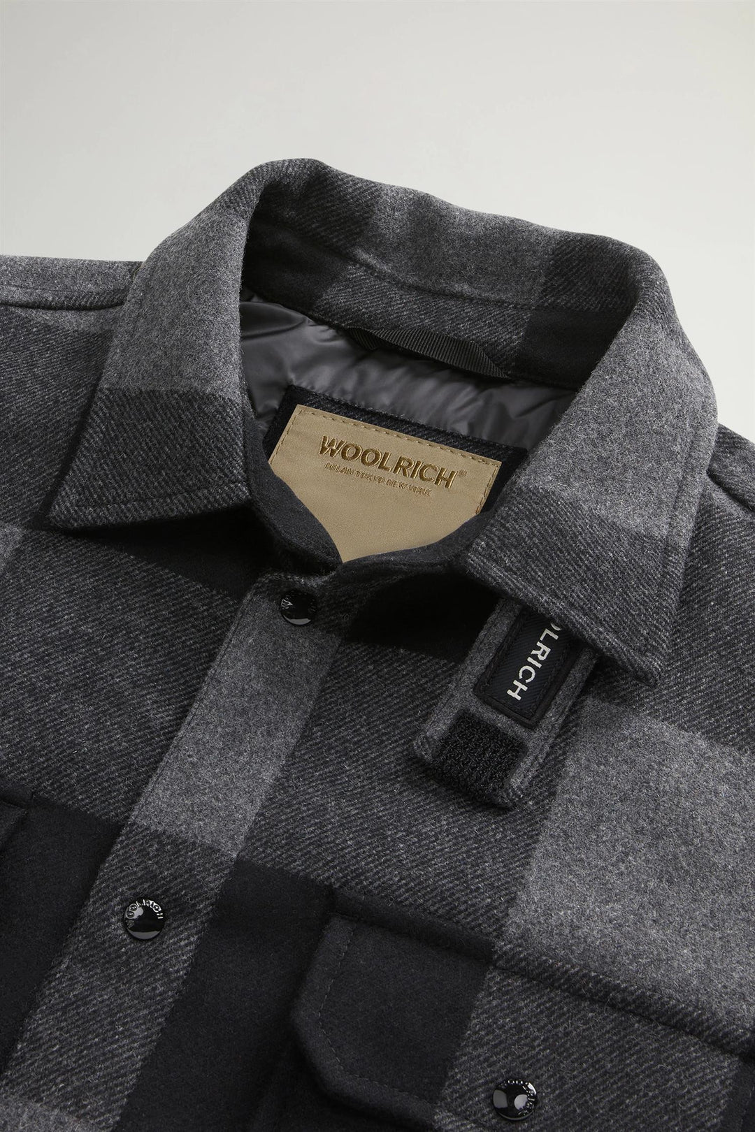 Alaskan Wool Check Overshirt - Ruter