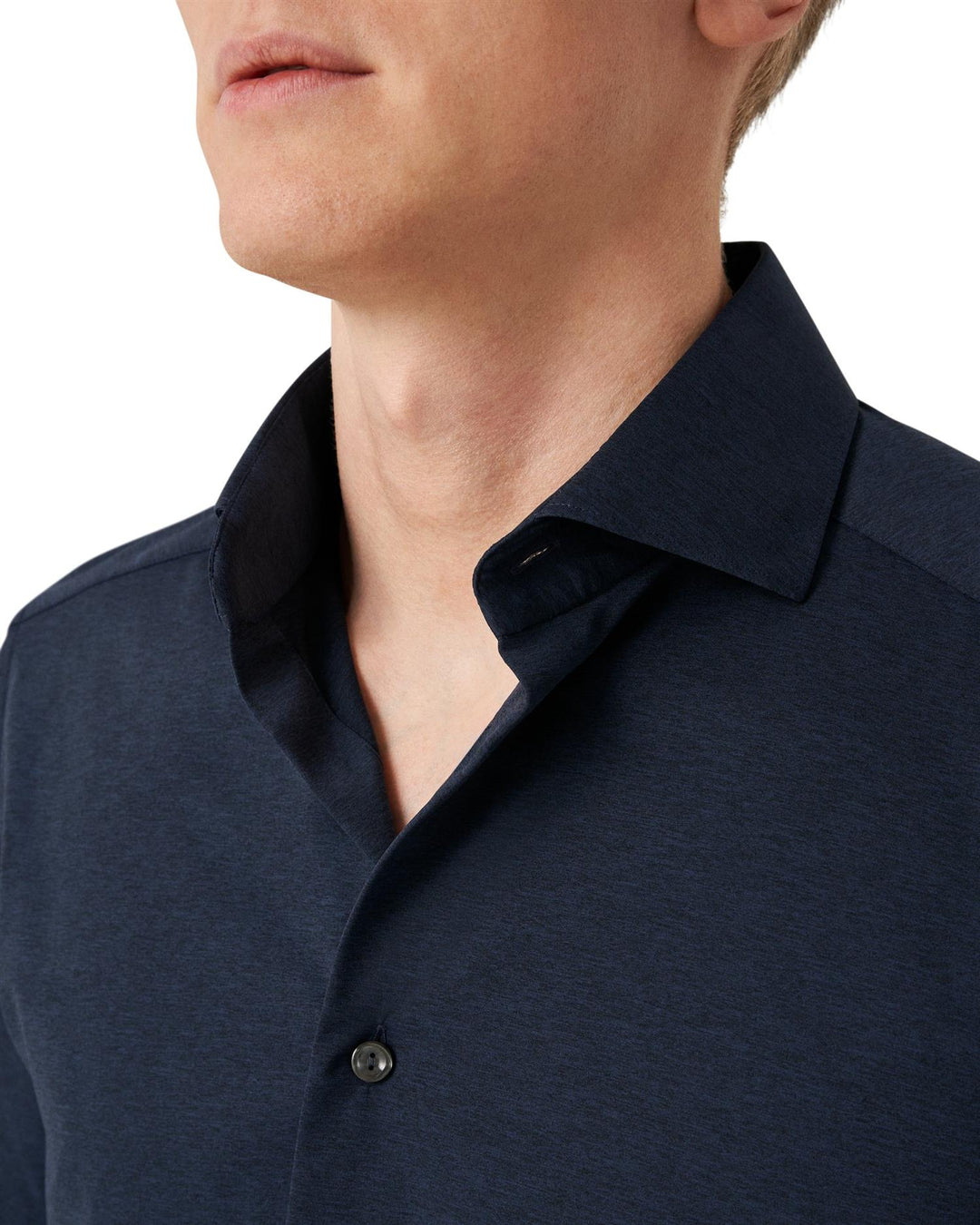 Navy Four-Way Stretch Shirt