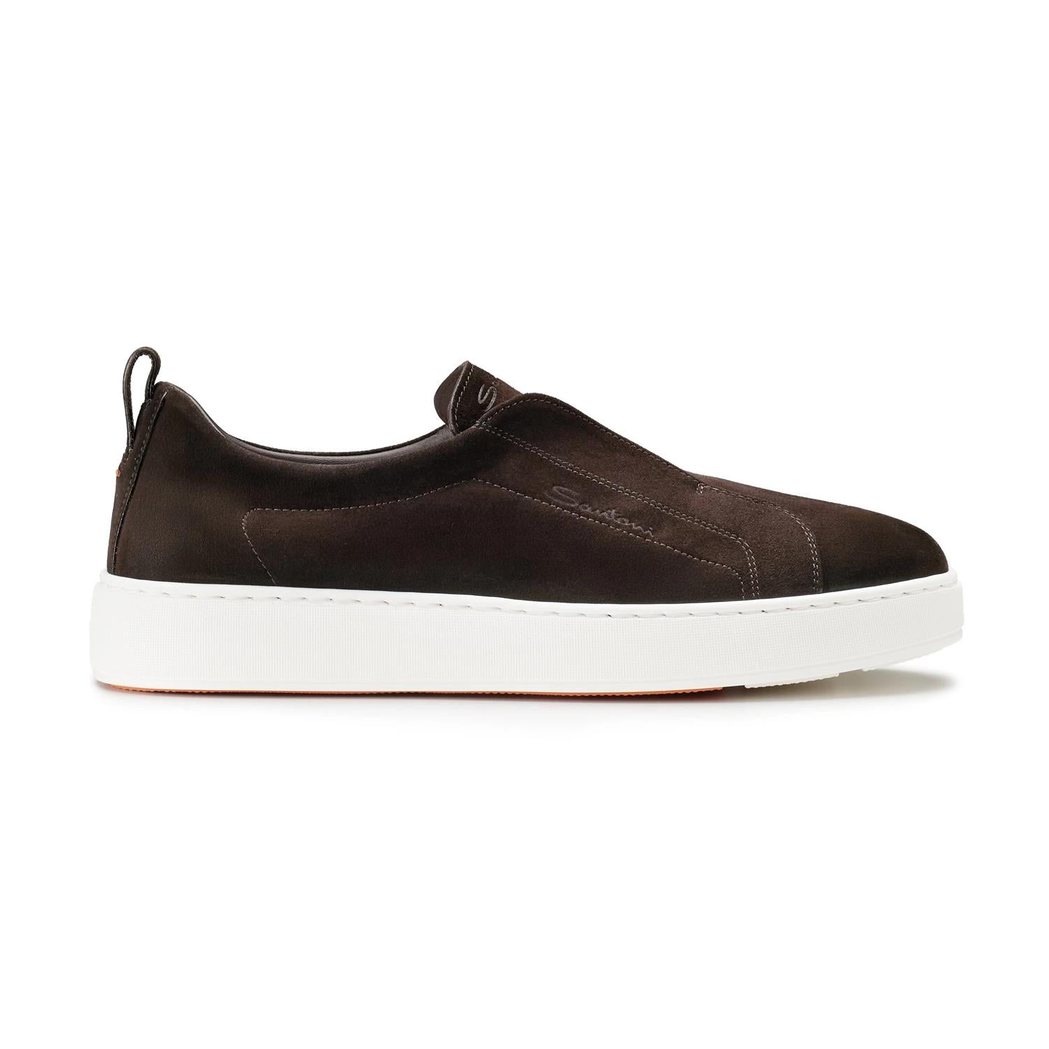 Suede Slip On Sneaker - Brun
