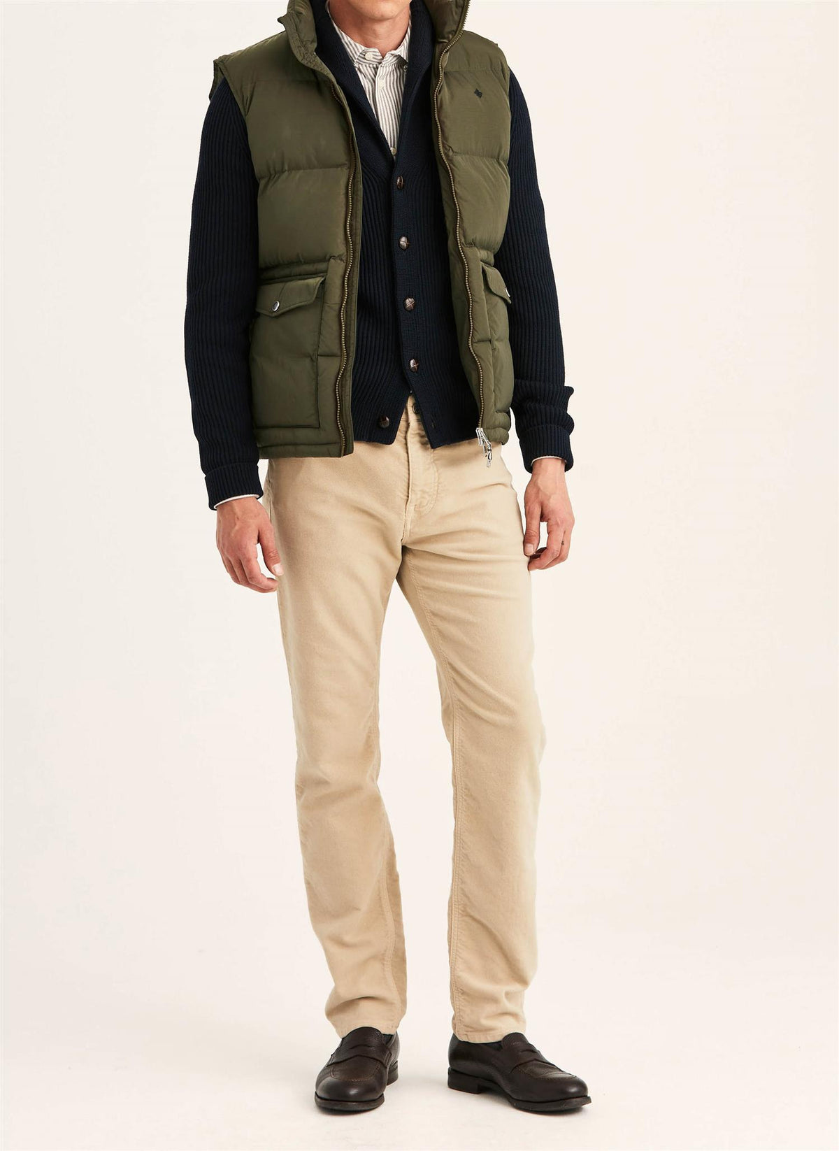 Lennox Down Vest - Olive