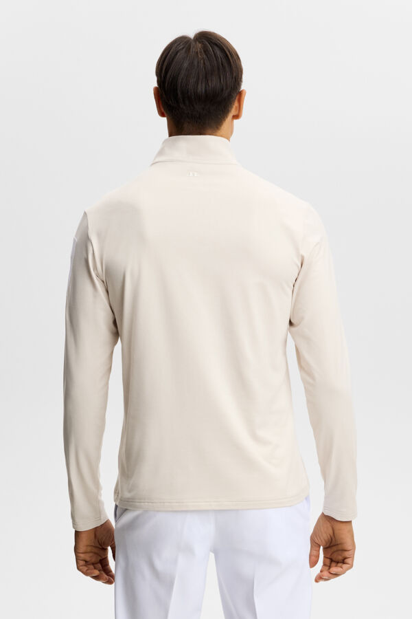 Keaton Quater Zip - Moonbeam