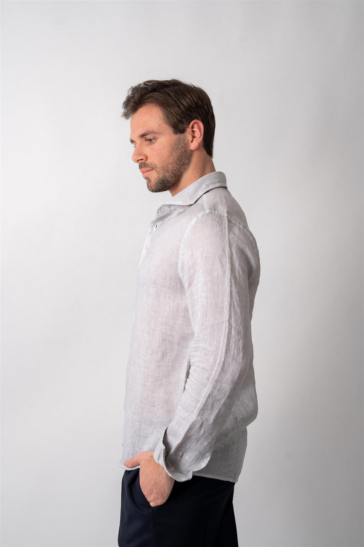 Linen Shirt - Grey