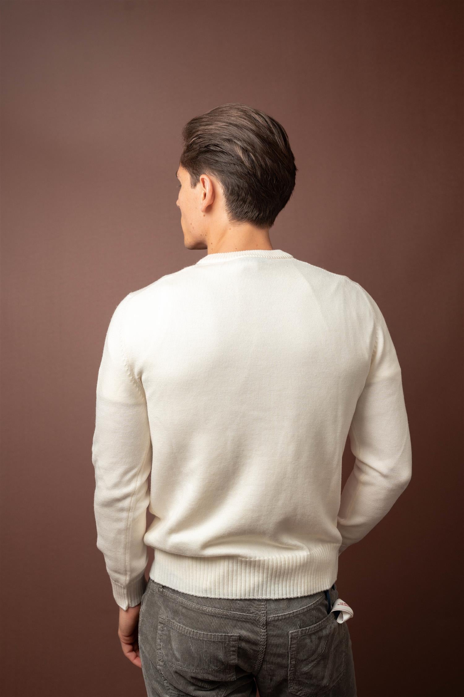 Crewneck Fine Merino - Cream