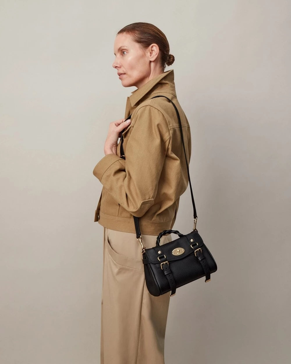 Mini Alexa Heavy Grain Black