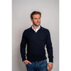 LS Merino Polo - Navy
