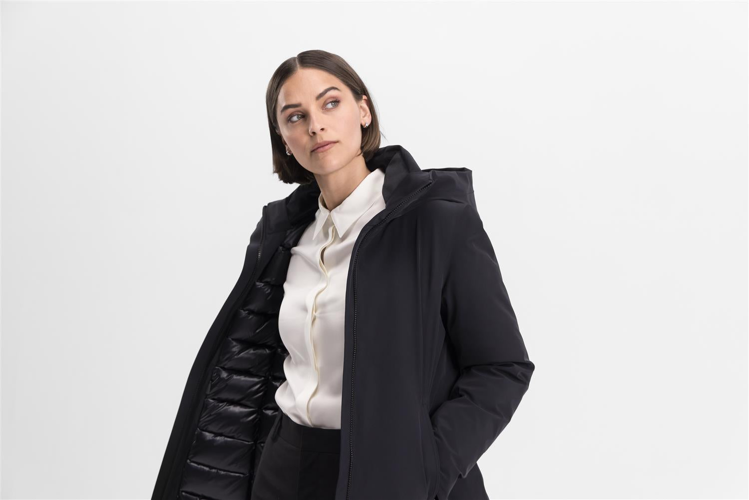 W White Heat Parka Black