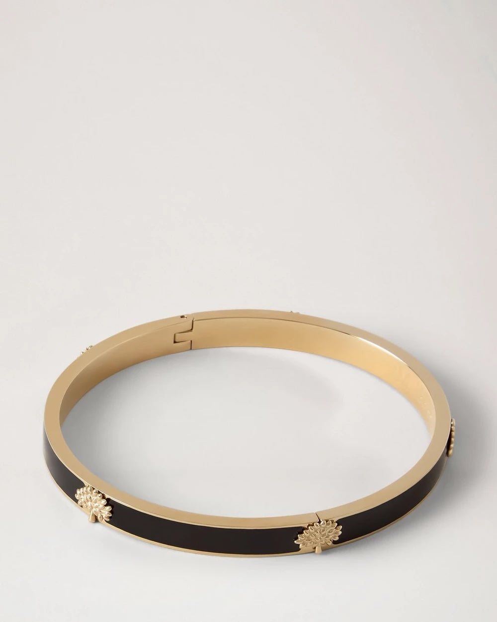 Mulberry Tree Enamel Bracelet Black