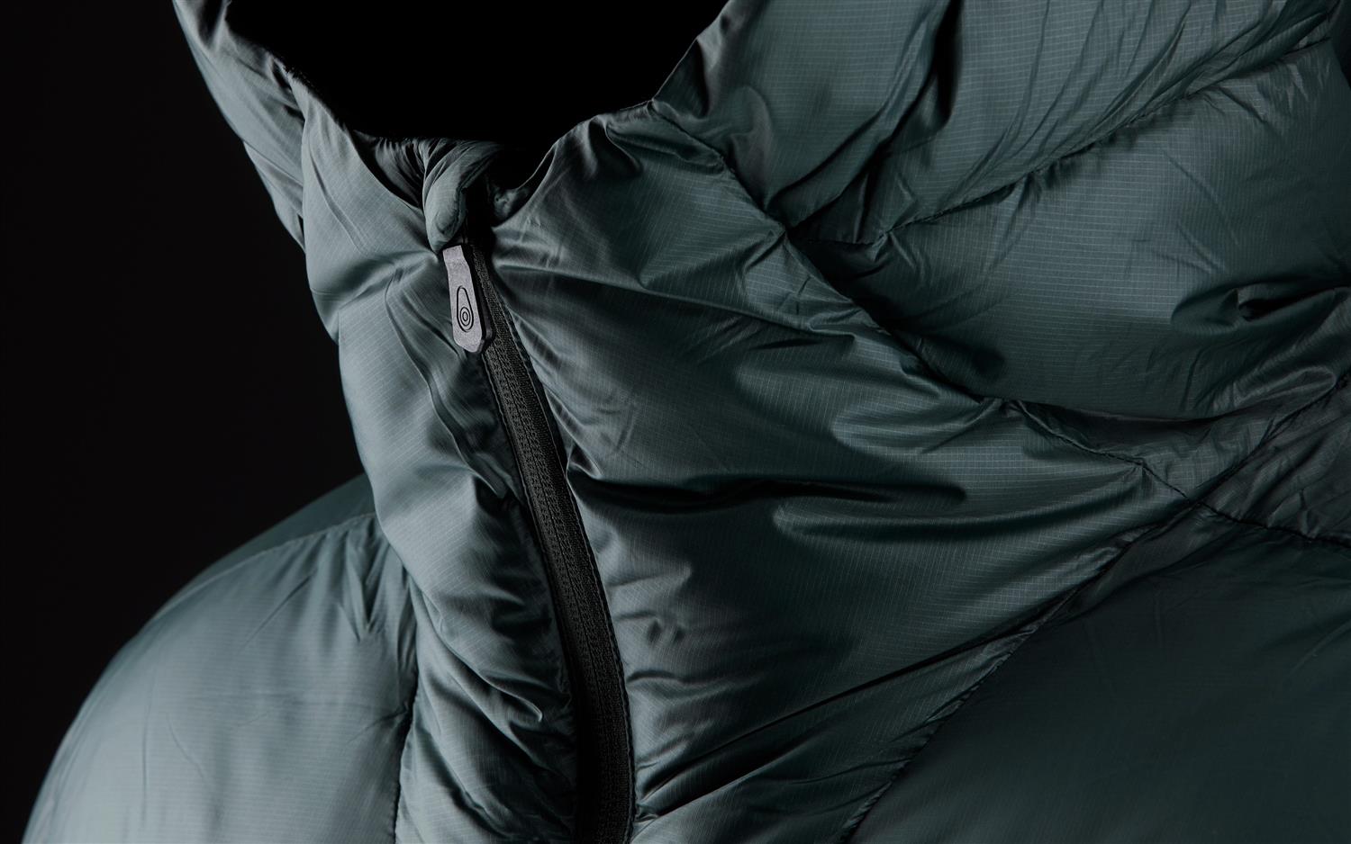 Cloud Down Hood - Aurora Green