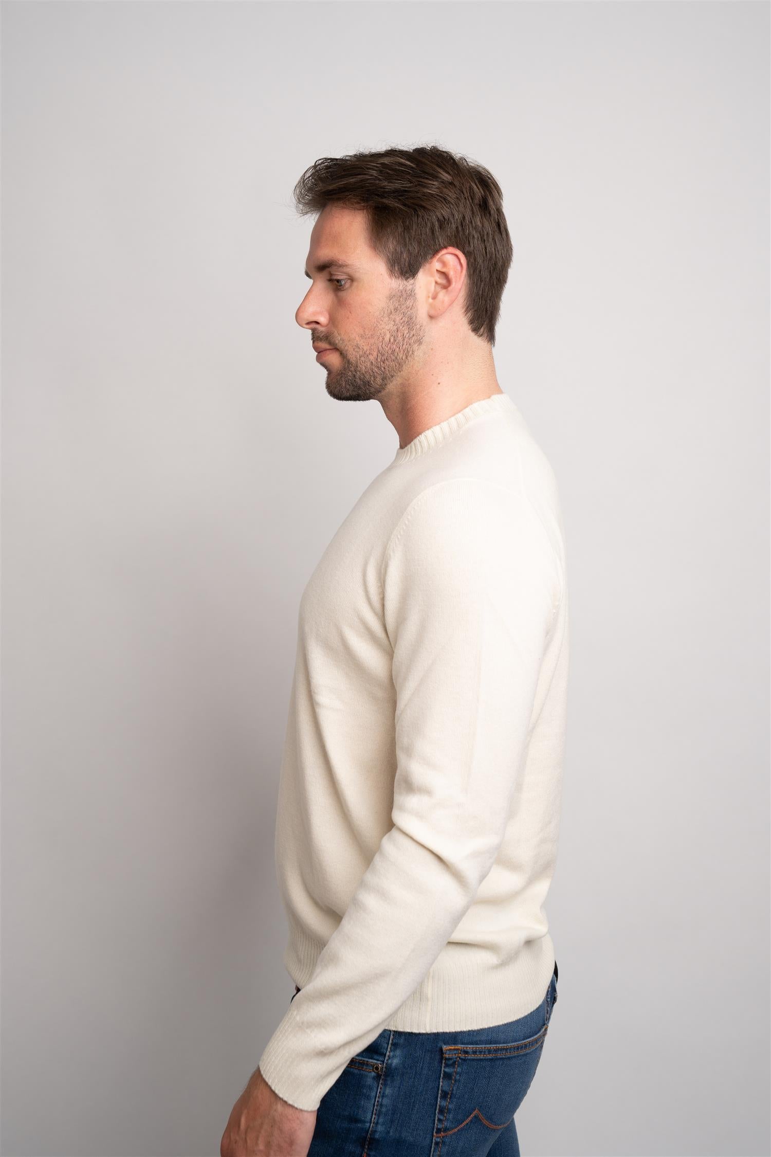 Crewneck Vintage Merino - Off-White