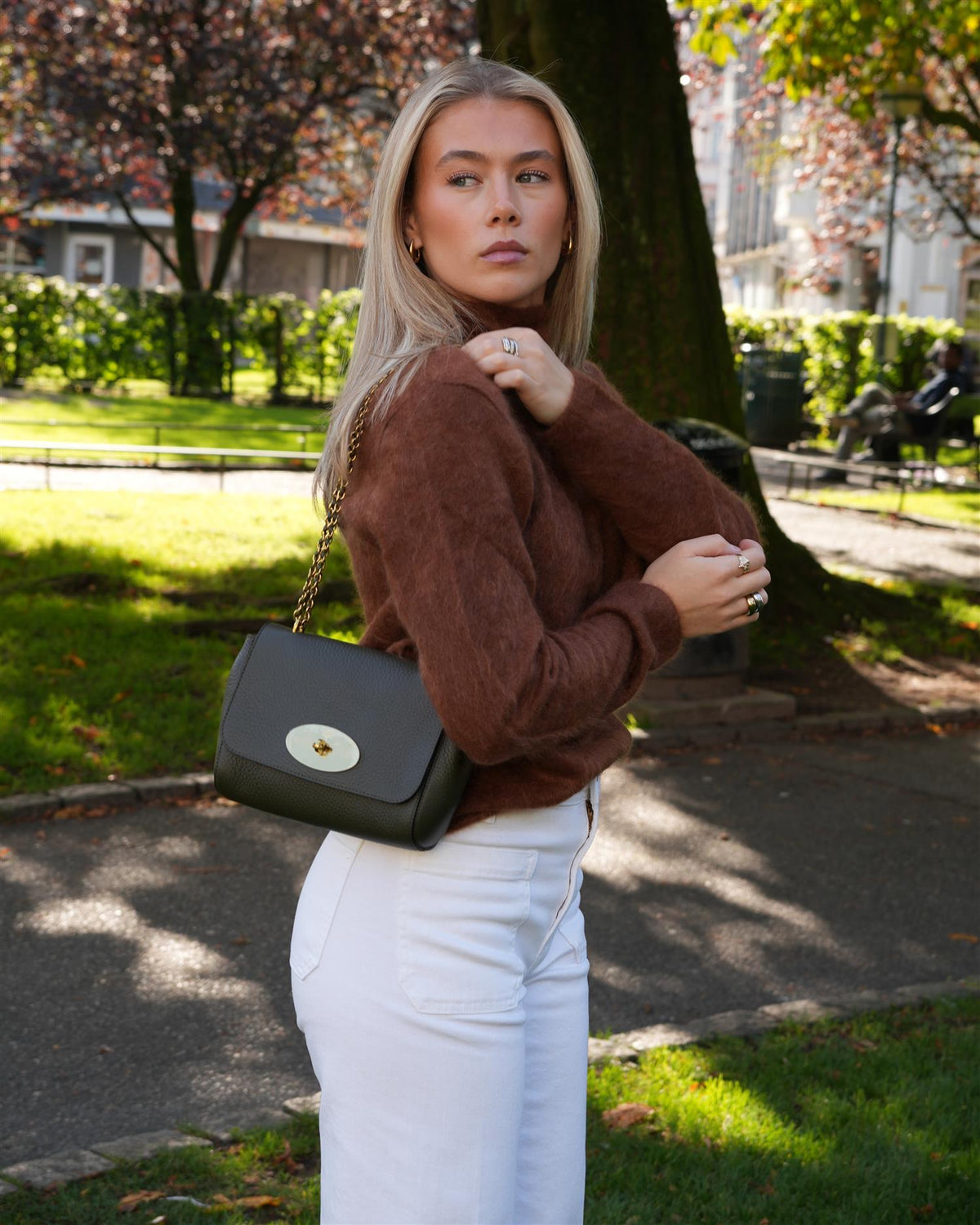 Medea Cashmere Turtleneck Knit  – Cognac