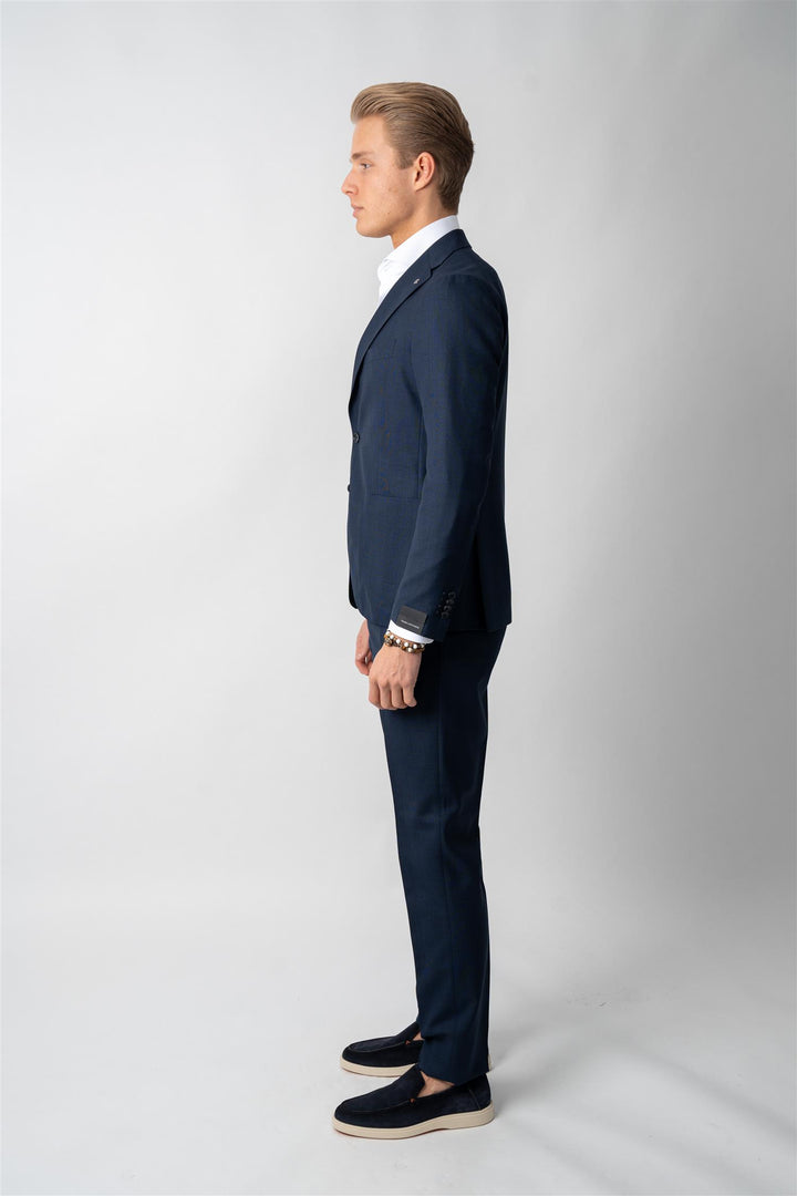 Suit - Navy Ruter